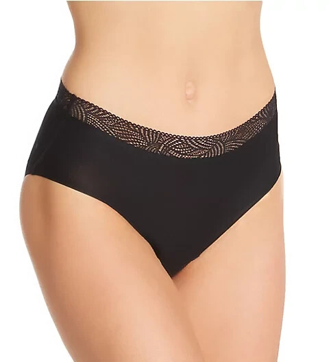 Chantelle L58046 Womens Black Soft Stretch Lace Trim Hipster One Size