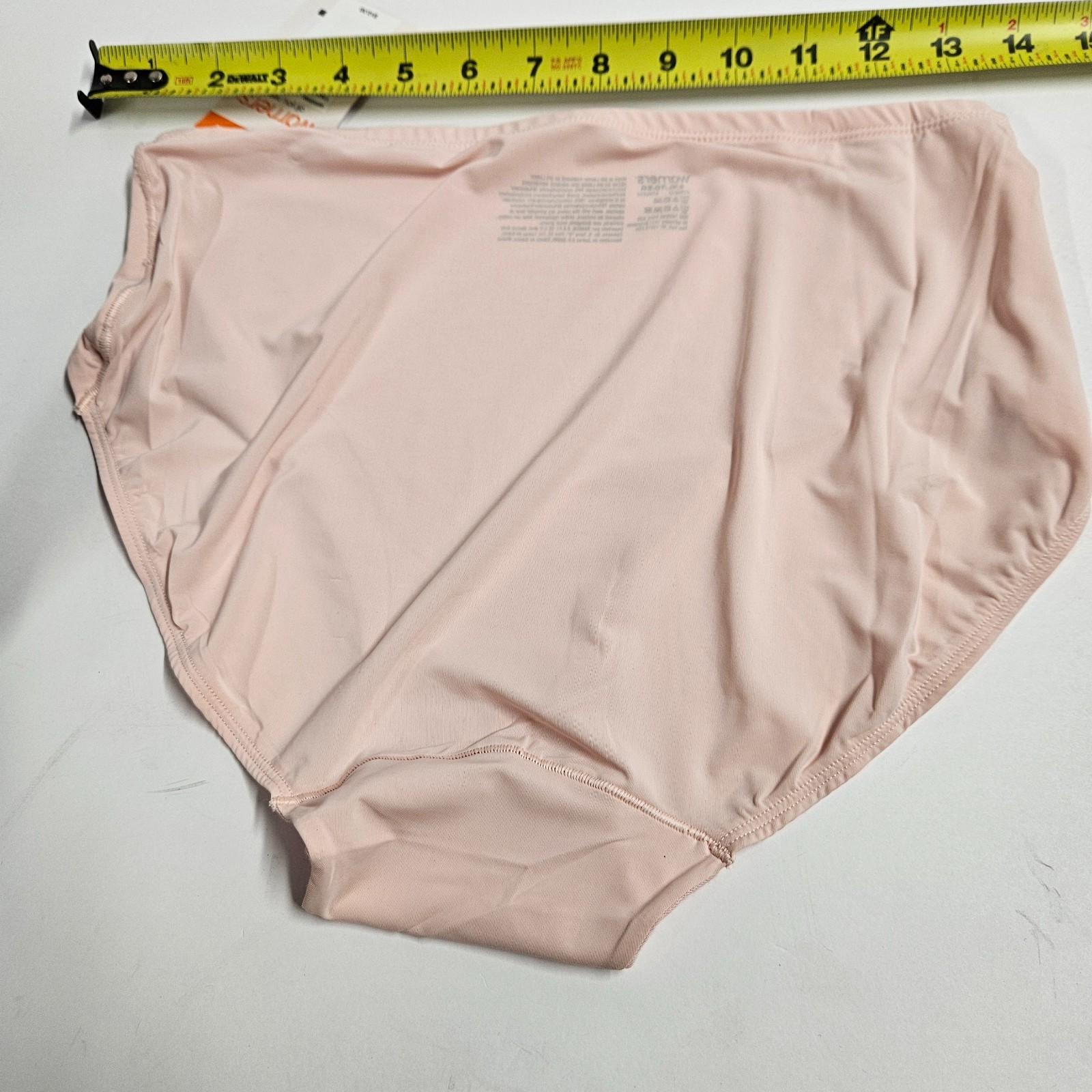 Warners HI CUT panties Smooth it over Front High waist RT9021C beige nylon~ XL/8