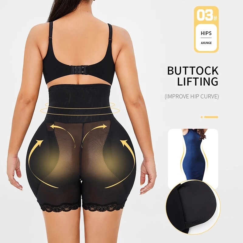 Hip Enhancer Shapewear, Women High Waist Hip Padded Panties Fake Ass Butt Lifter