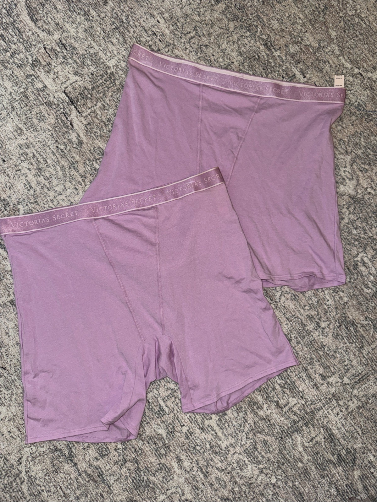 Victoria’s Secret Boy Briefs Slip Lavender Panties Lingerie, XXL Adult 2 Pair