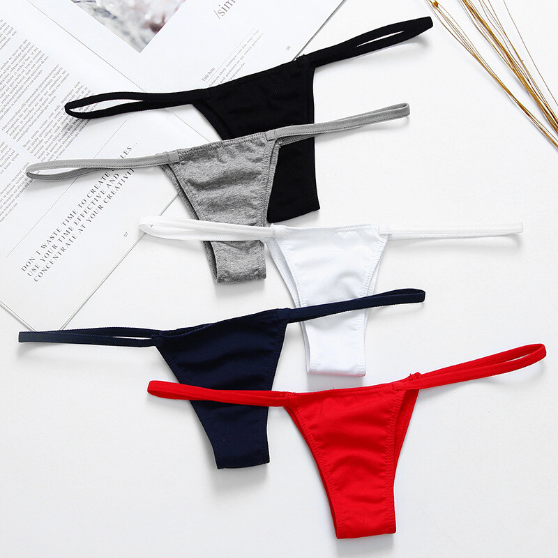 5PCS/LOT Sexy Womens Panties Brief Thongs G string Bikinis Underwear Lingeries