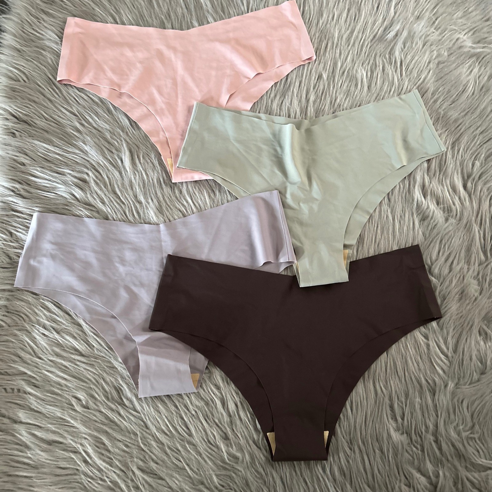 Cheeky Hipster Panties Womens Size XL Stretchy Panty Underwear Bundle Lot of 4