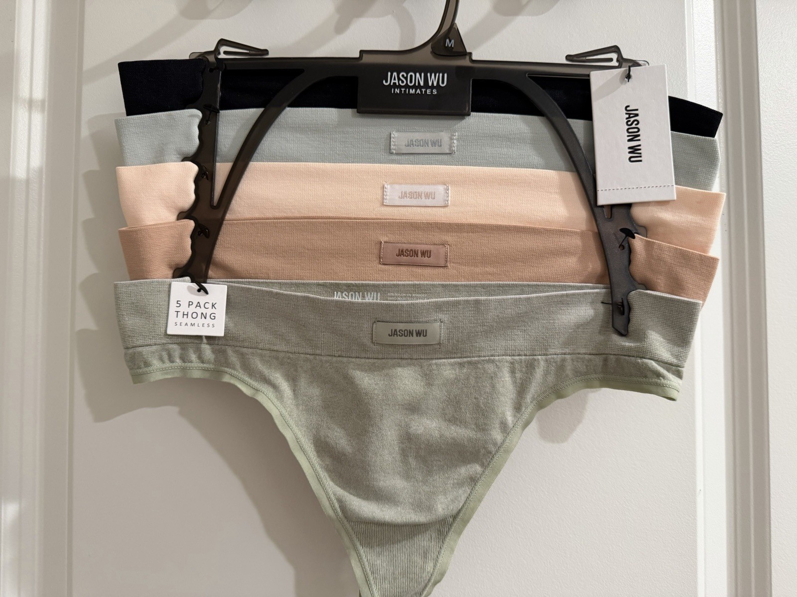 Jason Wu Thong Panties 5-Pack Women’s Size M Multicolor