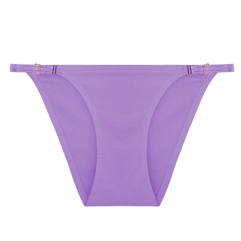 6-Pack Womens Adjustable Underwear No Show String Bikini High Cut Cheeky Panties