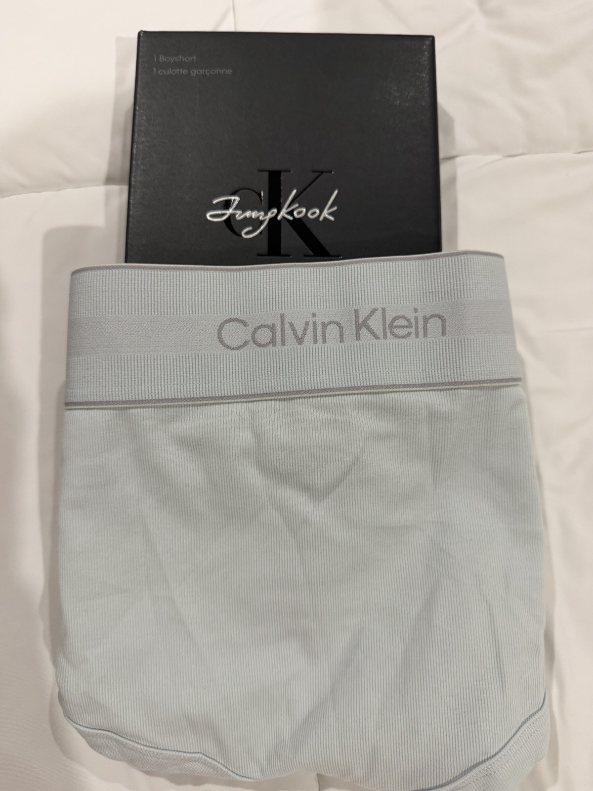 Calvin Klein x Jung Kook Boyshort Womens Pale Horizon Brand New