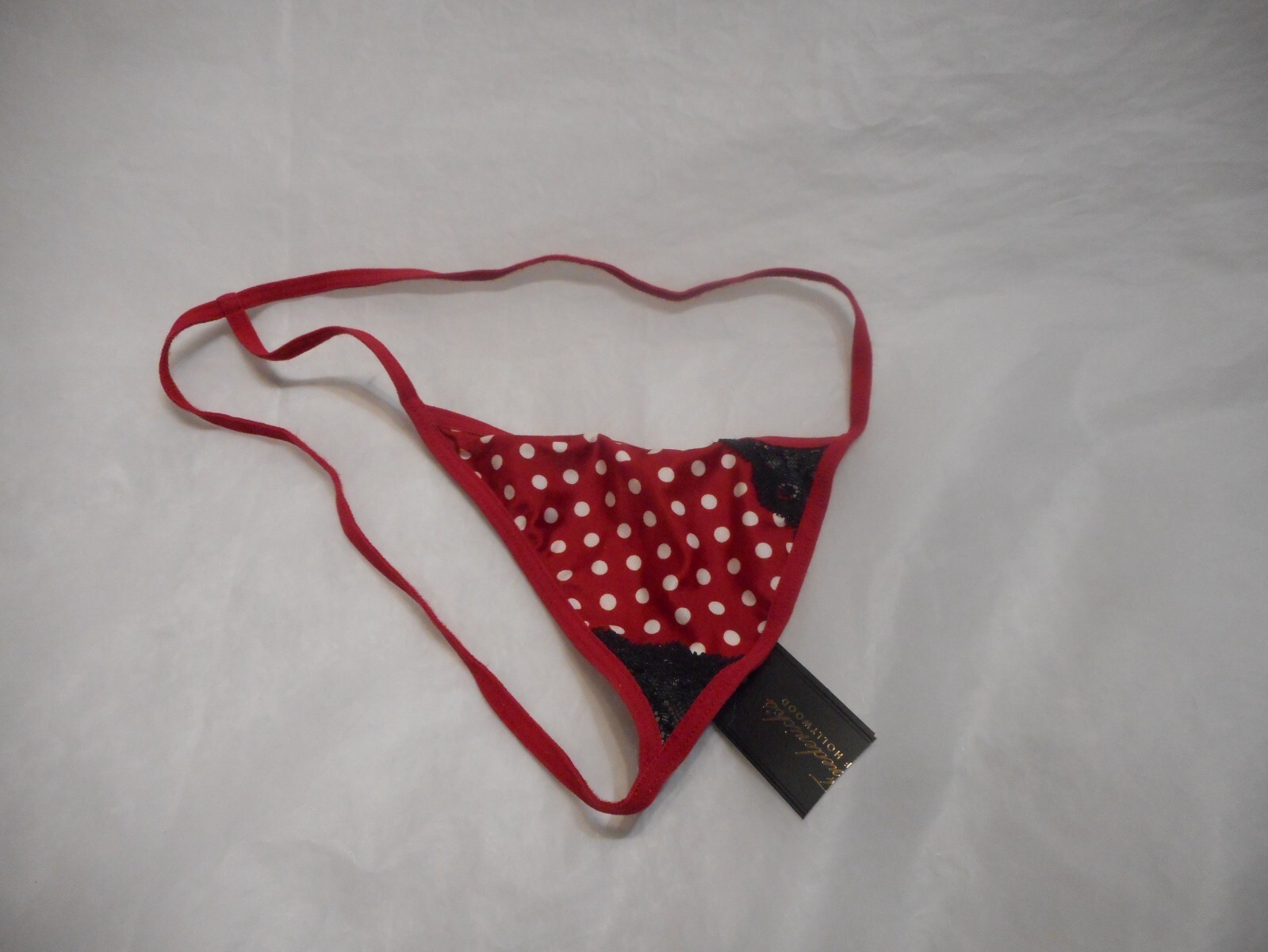 Frederick’s Of Hollywood Women’s Red Multicolor G String PANTY Size LARGE