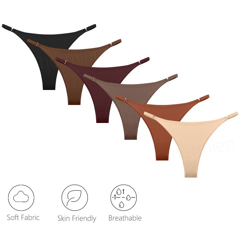 Women sexy Seamless Low Waist Panties Stretch Briefs G-String Thong Underwear