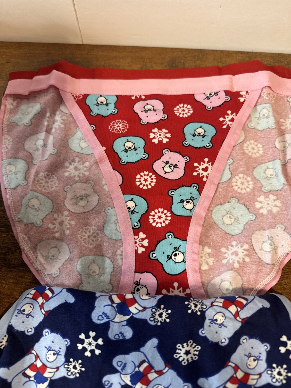 Women’s Care Bears Christmas Bikini Panties, 3-Pack
