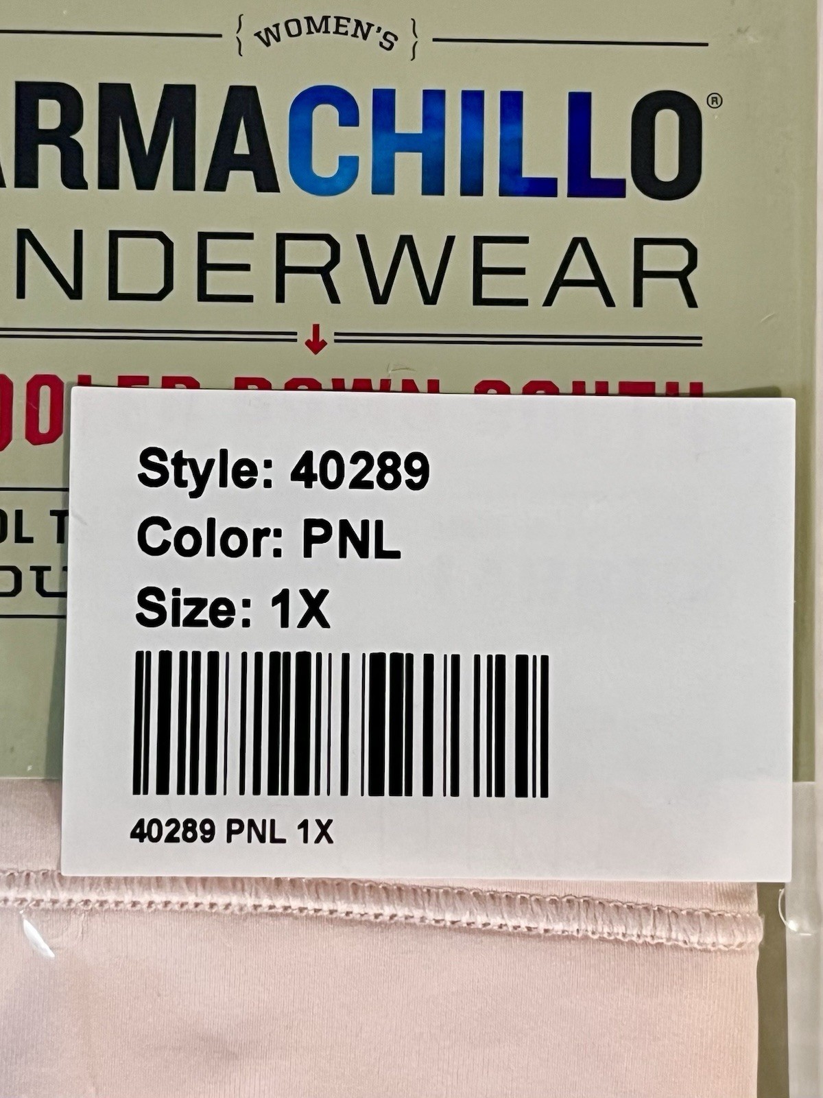 Duluth Women’s Armachillo Cooling Underwear Hi-Cut Brief/ Pink Size 1X (16w-18w)