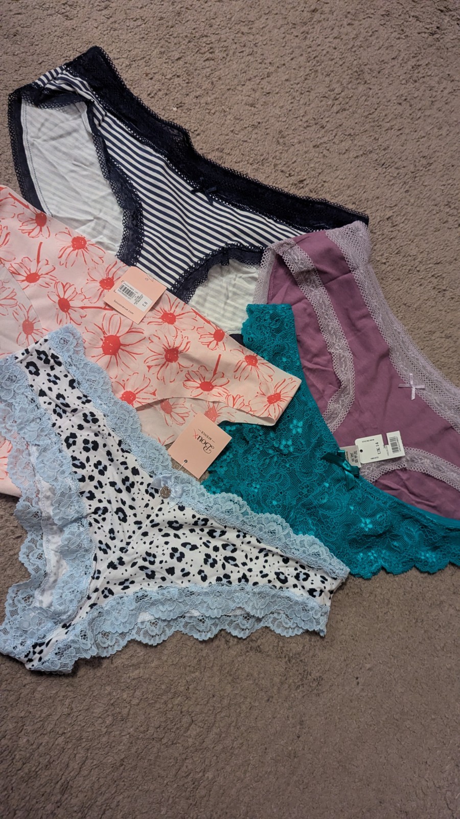 5 X BOUX AVENUE ASSORTED BRIEFS /SHORTS SIZE UK 14 NEW RRP £40 BARGAIN