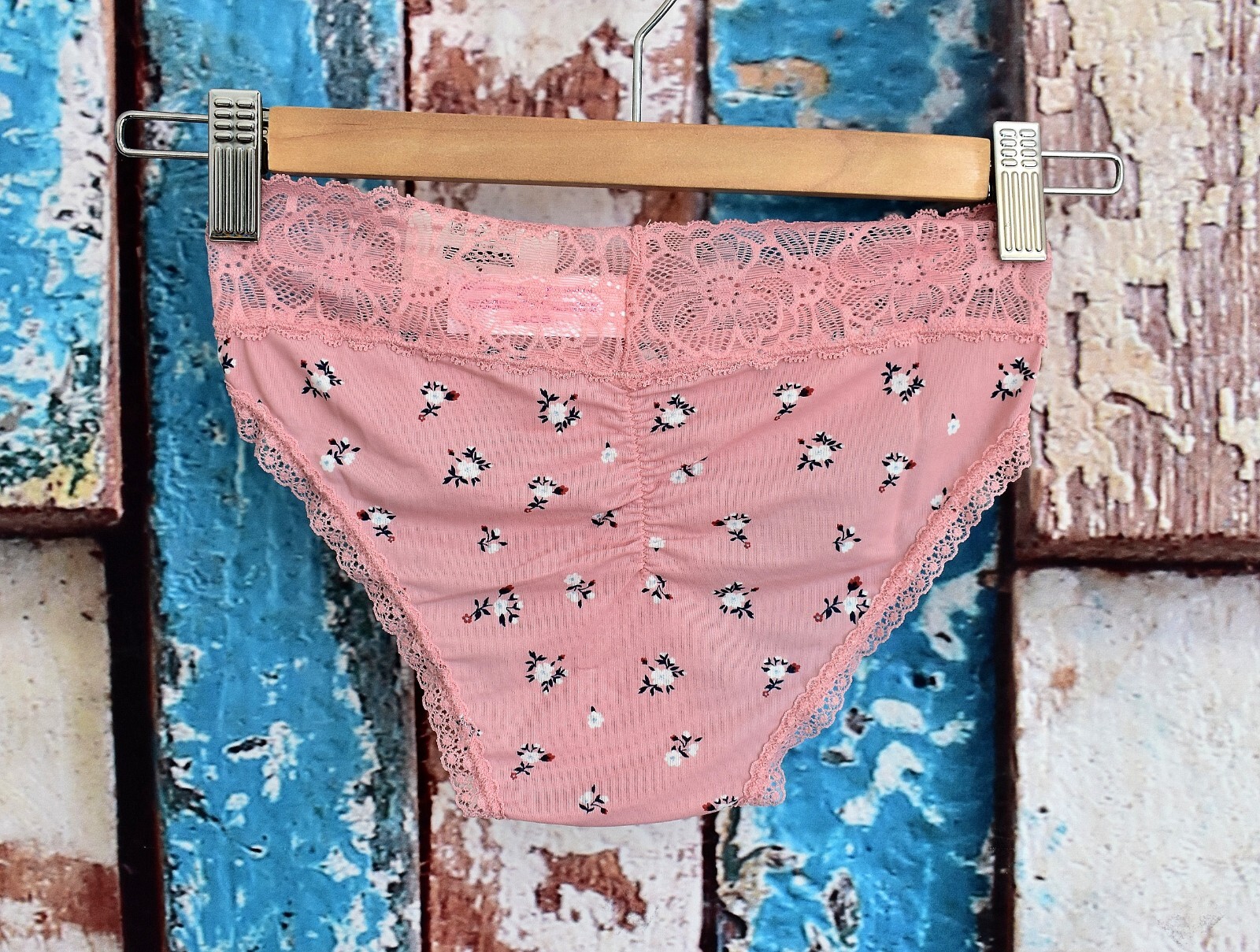 Women’s No Boundaries Micro Cheeky Panties Underwear XSMALL Dusty Rose NEW
