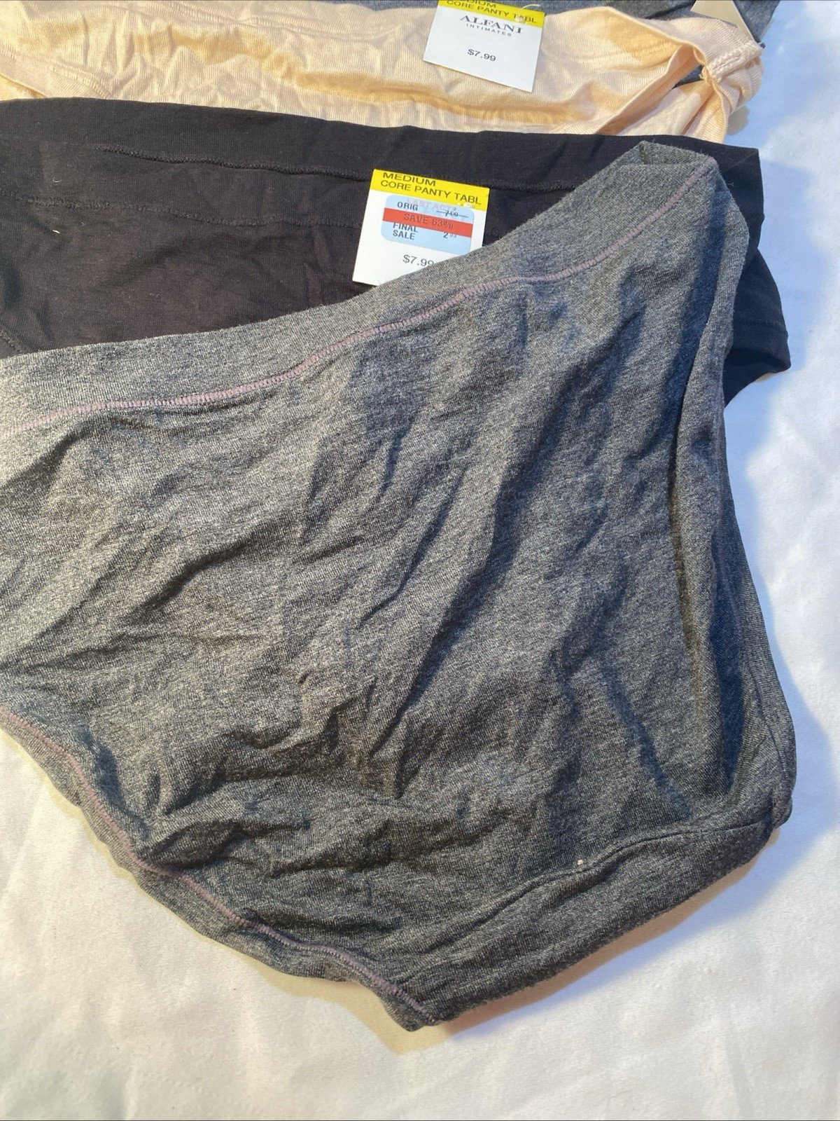 Lot Of 4 Alfani Womens 2X Ultra Soft Bikini Panties Size Medium NWT