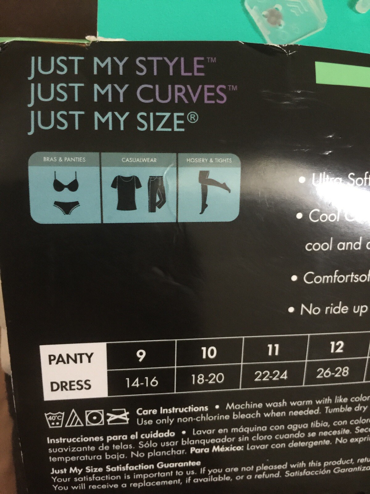 JMS 5 Pair Pack Bikini Panties Plus Size 14 Dress Size 34/36 Choose Color Pack