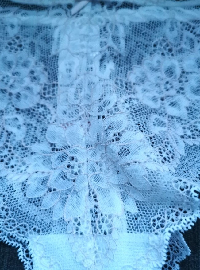 Next White Cheeky Brazilian Knickers Size 16