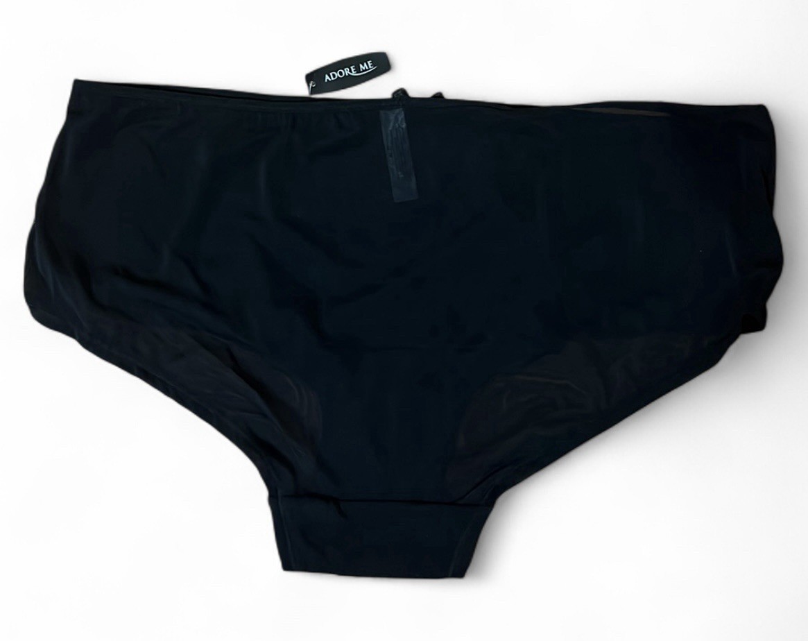 Adore Me Panty Sz 4XL Black Hipster Lace Feminine Sexy Fairy Cottagecore