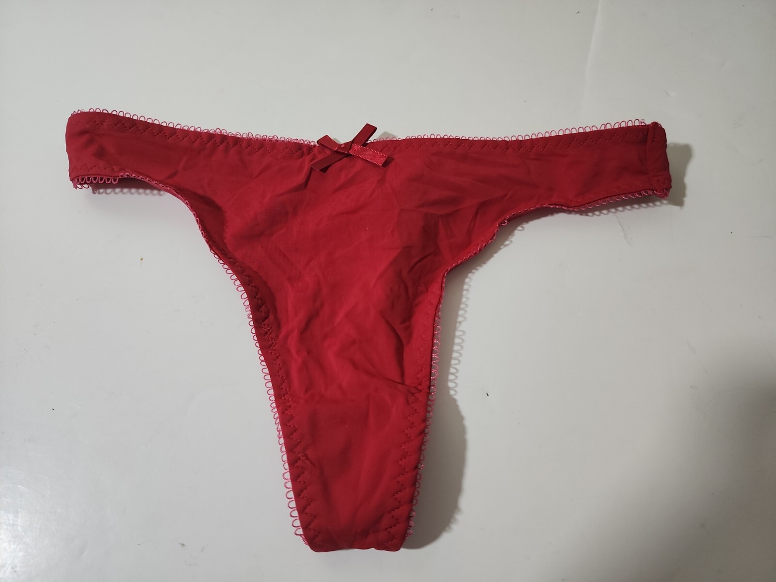 AUTHENTIC Psycho Bunny Womens Thong Panties String 3 Pcs Red Gray White Navy XS