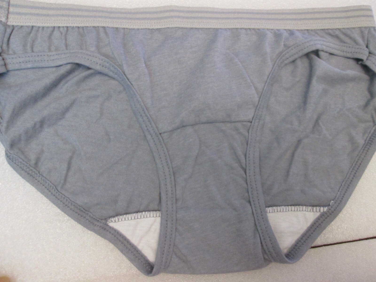 New 2 Ladies Hanes & Fruit of Loom Cotton Bikini Panties💕5 / S Gray & Raspberry