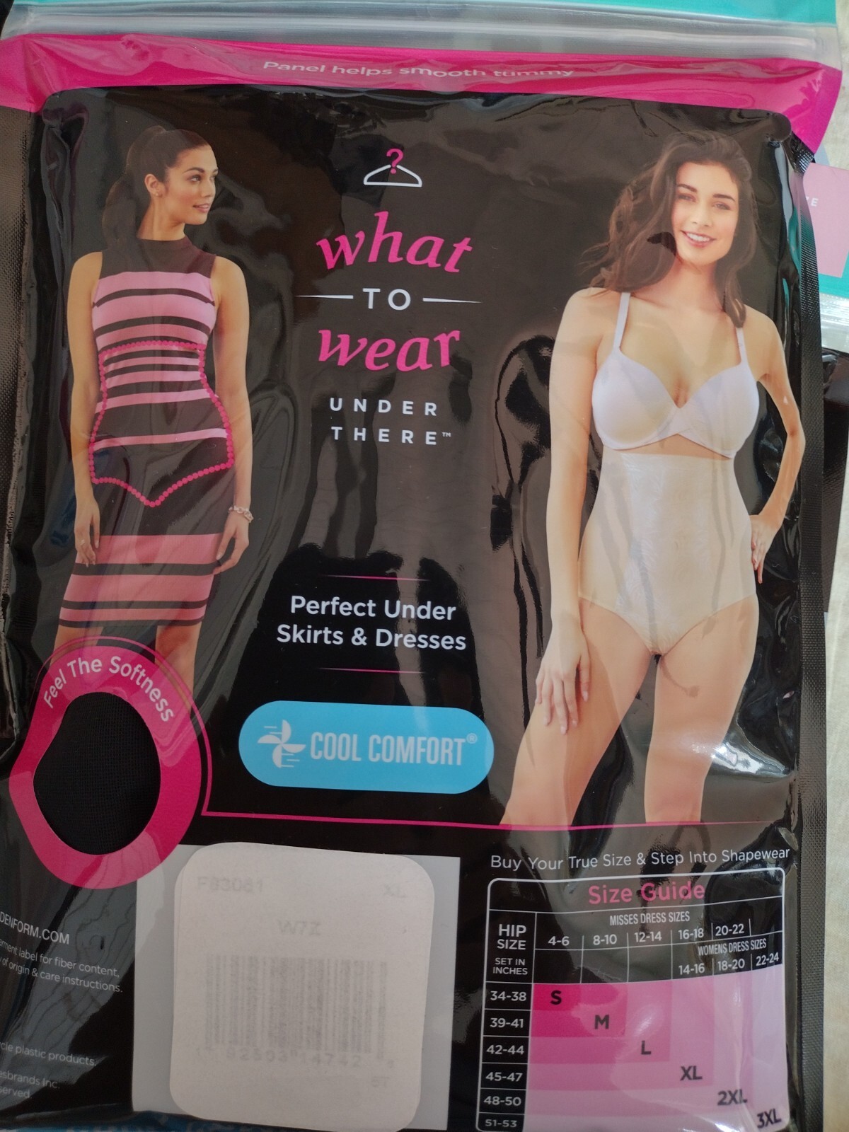 Maidenform Flexees Sculpts High Waist Brief Size Small F83061 Black