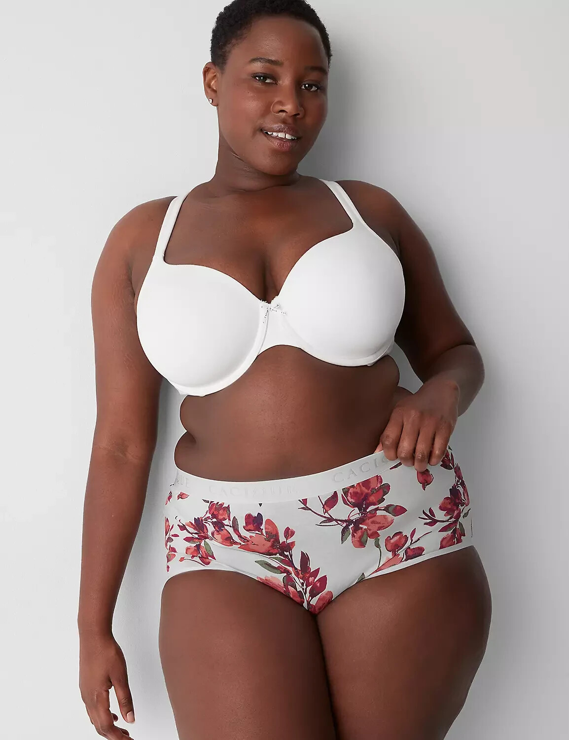 NEW Lane Bryant CACIQUE PAINTERLY FLORAL Full Cotton Brief Size 22 24 2X