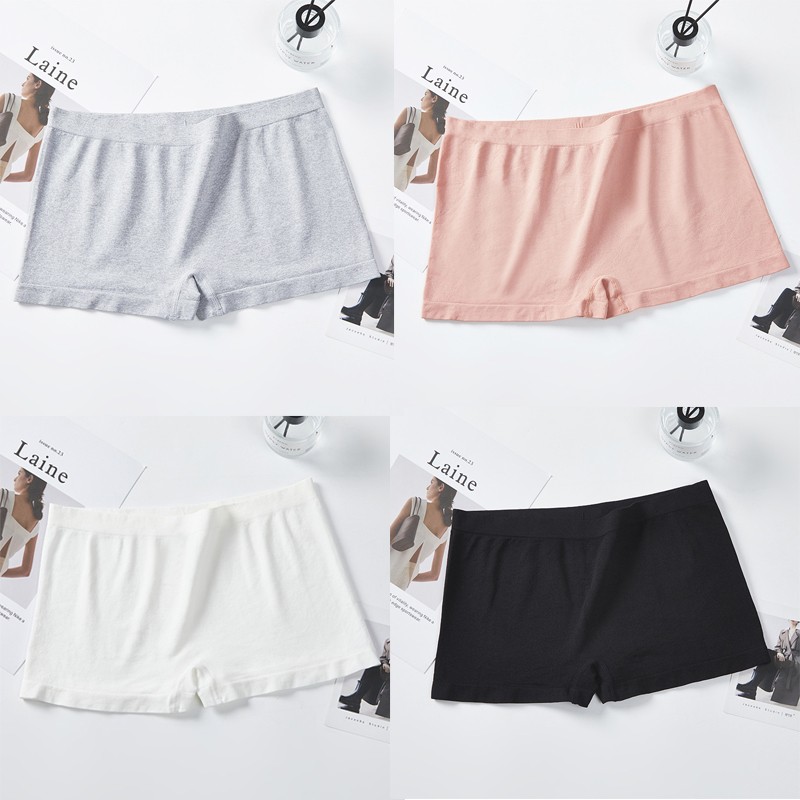 4 Pack Lot Sexy Women’s Boyshorts Panties Underwear Boxer Shorts Lingeries Soft