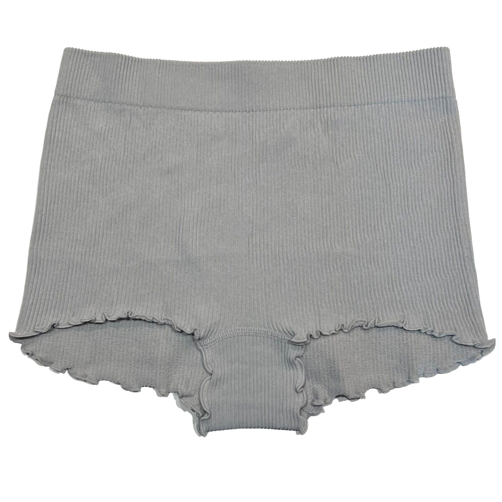 NWT AERIE Boyshort Pantie/Underwear Sz S-M-L-XL Light Gray Ribbed