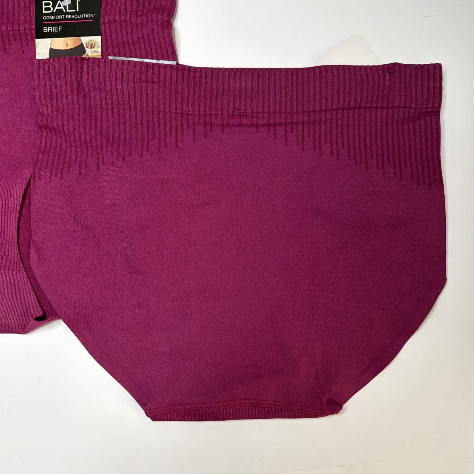 Bali Comfort Revolution Modern Seamless Maroon Brief Panty M/6 DFMSBF 3 Pack