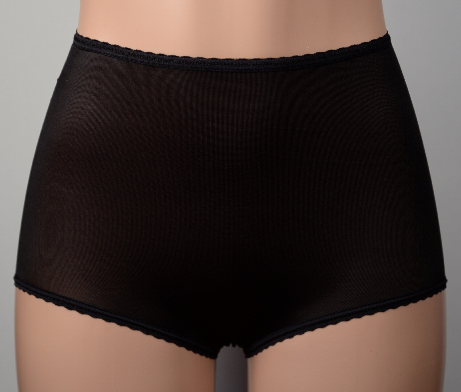 NOS Bali Skimp Skamp Panties Style #2633, Black, Size 10 (3XL)