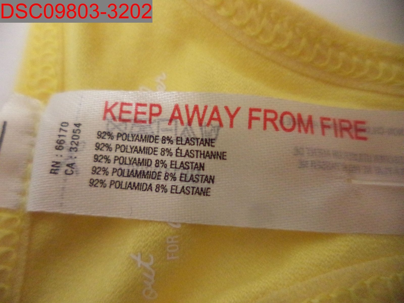Urban Outfitters Out From Under Women’s Yellow Simple Life Seam Thong S 66444456