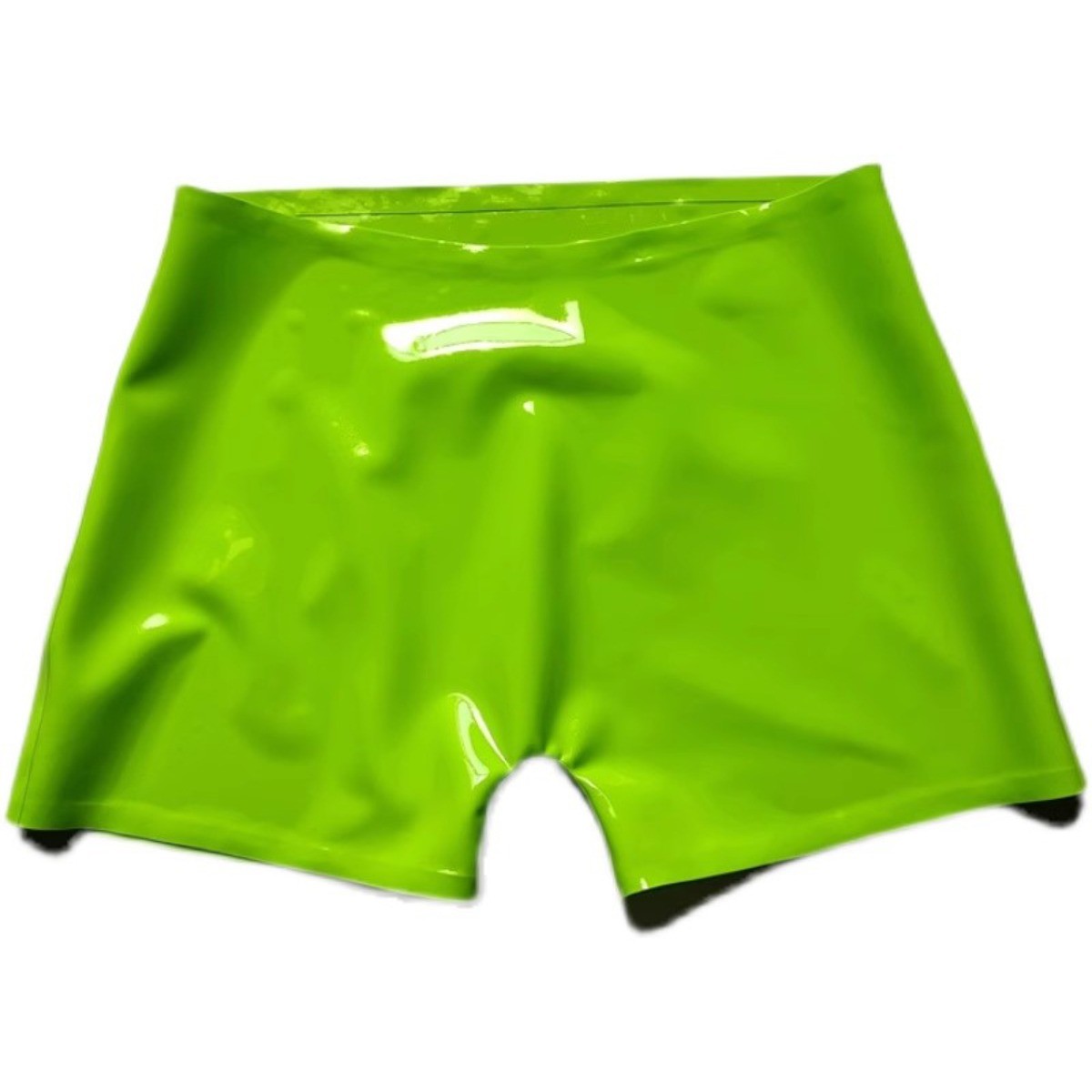 Women Latex Underwear Green Rubber ShortsParty Wear Lingerie