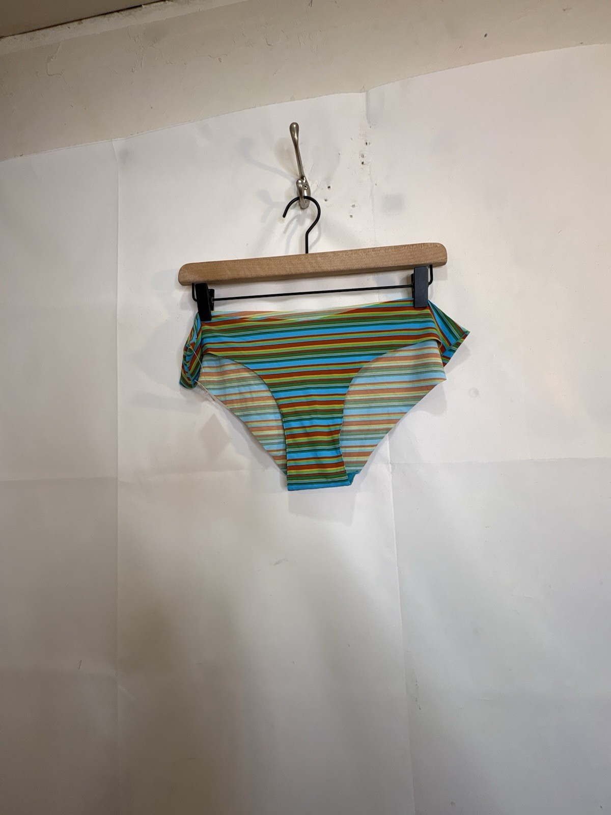 Women’s Size XL Striped Multicolored Hipster Lingerie Underwear