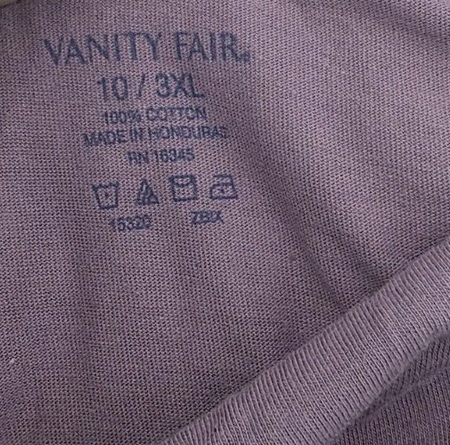 Vanity Fair Brief Perfectly Yours Classic Brief 15320 1 #1879 3-Pair Size 10