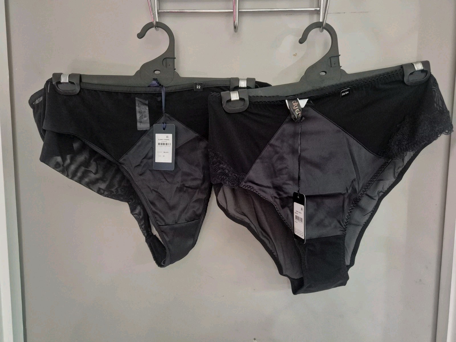 City Chic Underwear Black Size 22/24