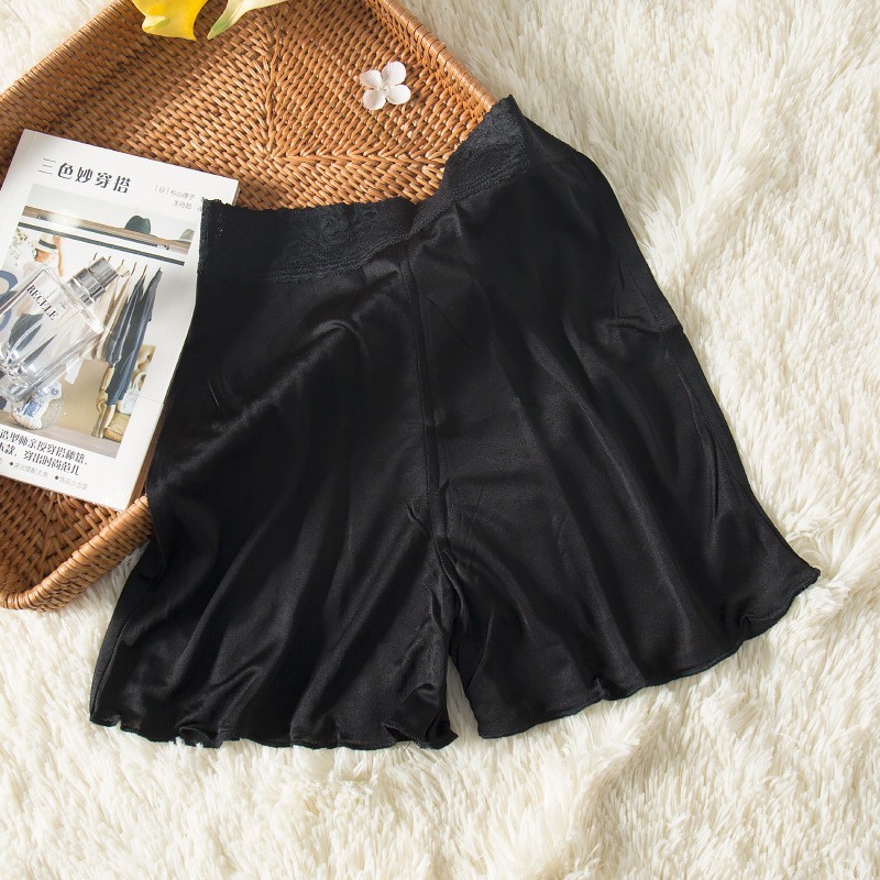 Women’s Silk Safety Pants Boyshorts Mulberry Casual Daily Home Shorts Knickers
