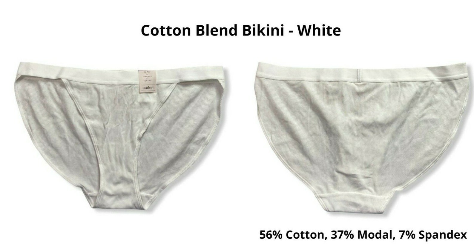 Women’s 4pk Underwear – Assorted Colors & Styles – Auden – XL (16) – S717