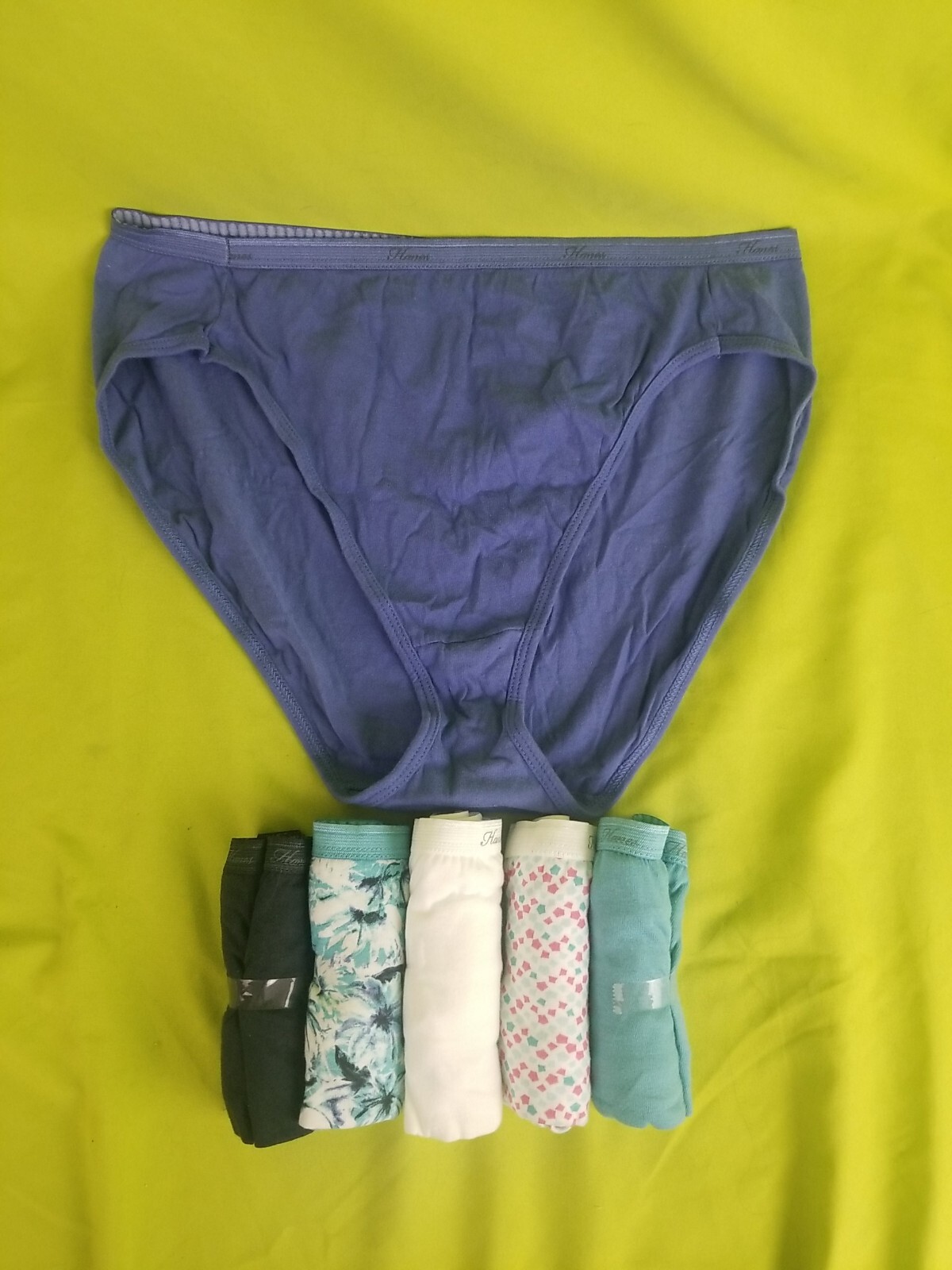 5 Pk Hanes Ultimate Womens Size 9/2XL Cotton Comfort Ultra Soft Brief No Package