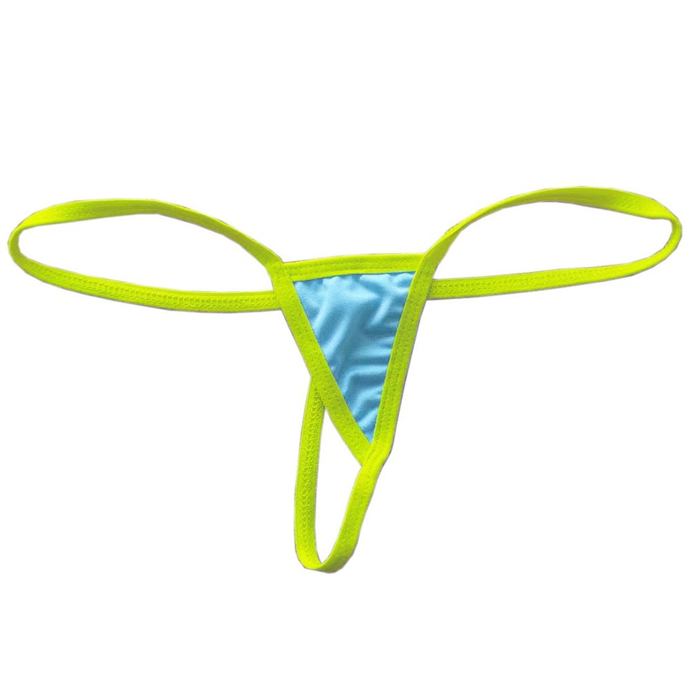 Women Skinny Panties Low Waist Thongs Lingerie Thin Block Sexy Gstring