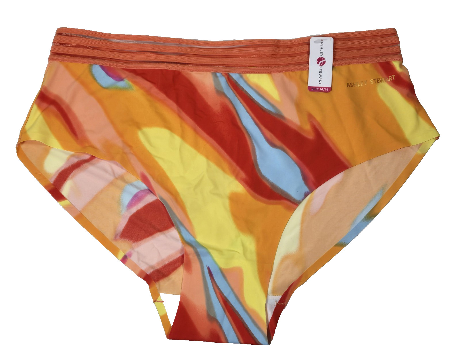 Women Panty Ashley Stewart NWT Polymide Elastane Brief Size 14-16