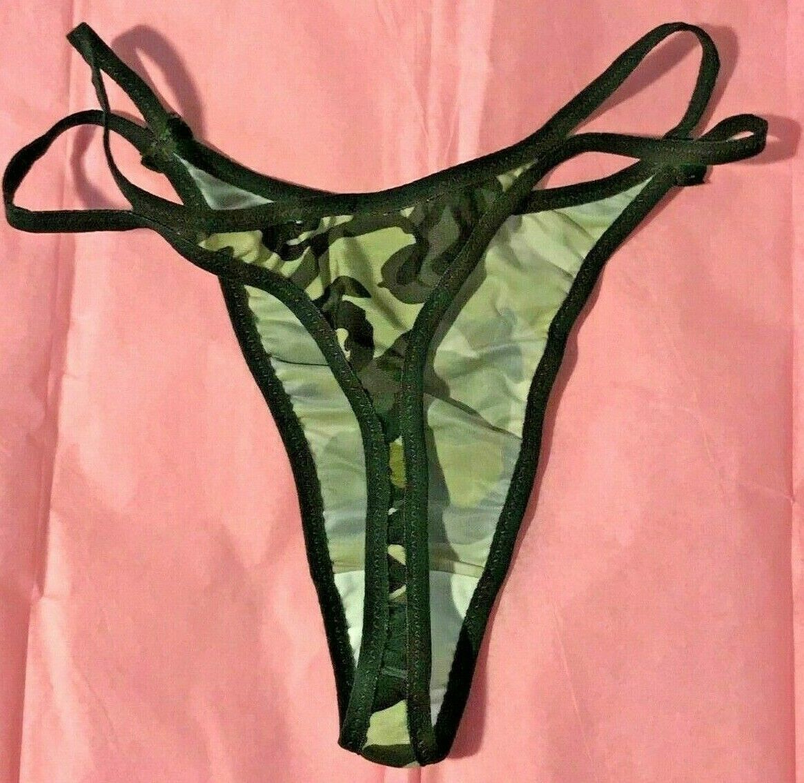 Women’s Army Style Camouflage Thong Panties Camo Under (2)