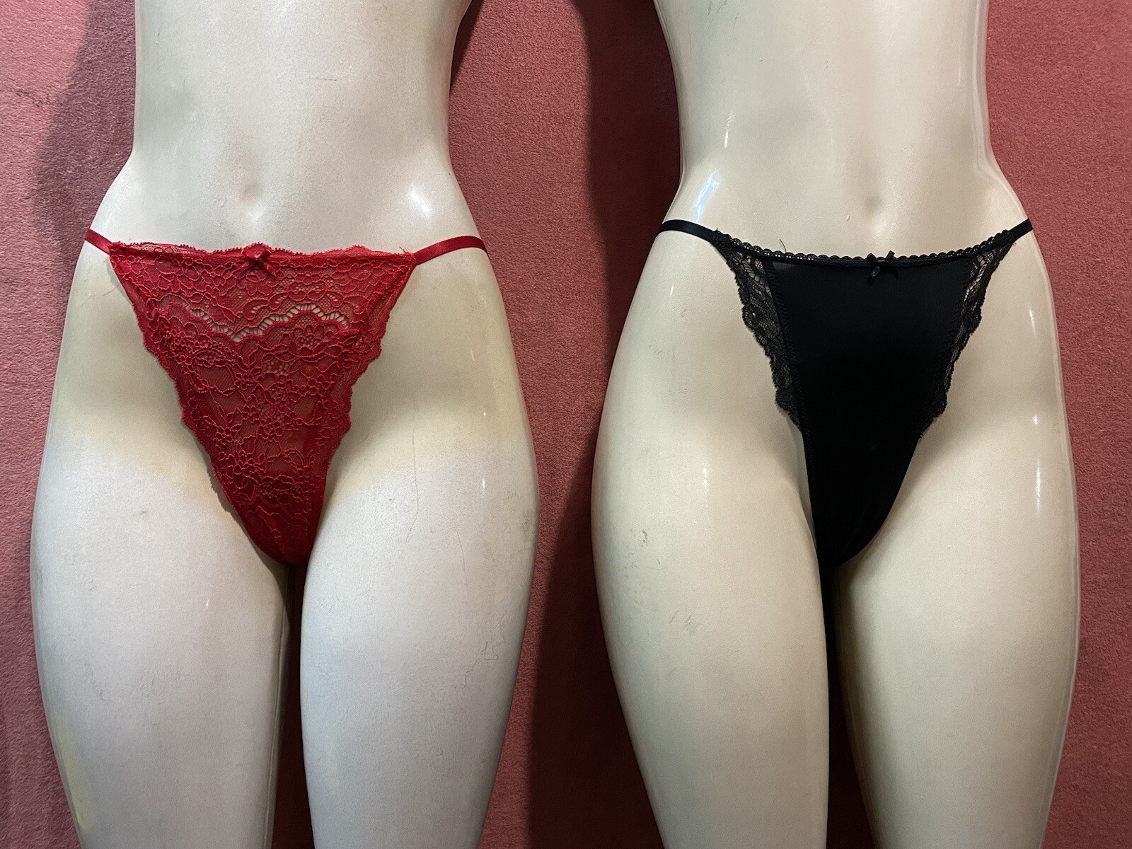 Lot of 2 Victoria’s Secret Sexy Bikini Size Small Black And Red New With Tags.