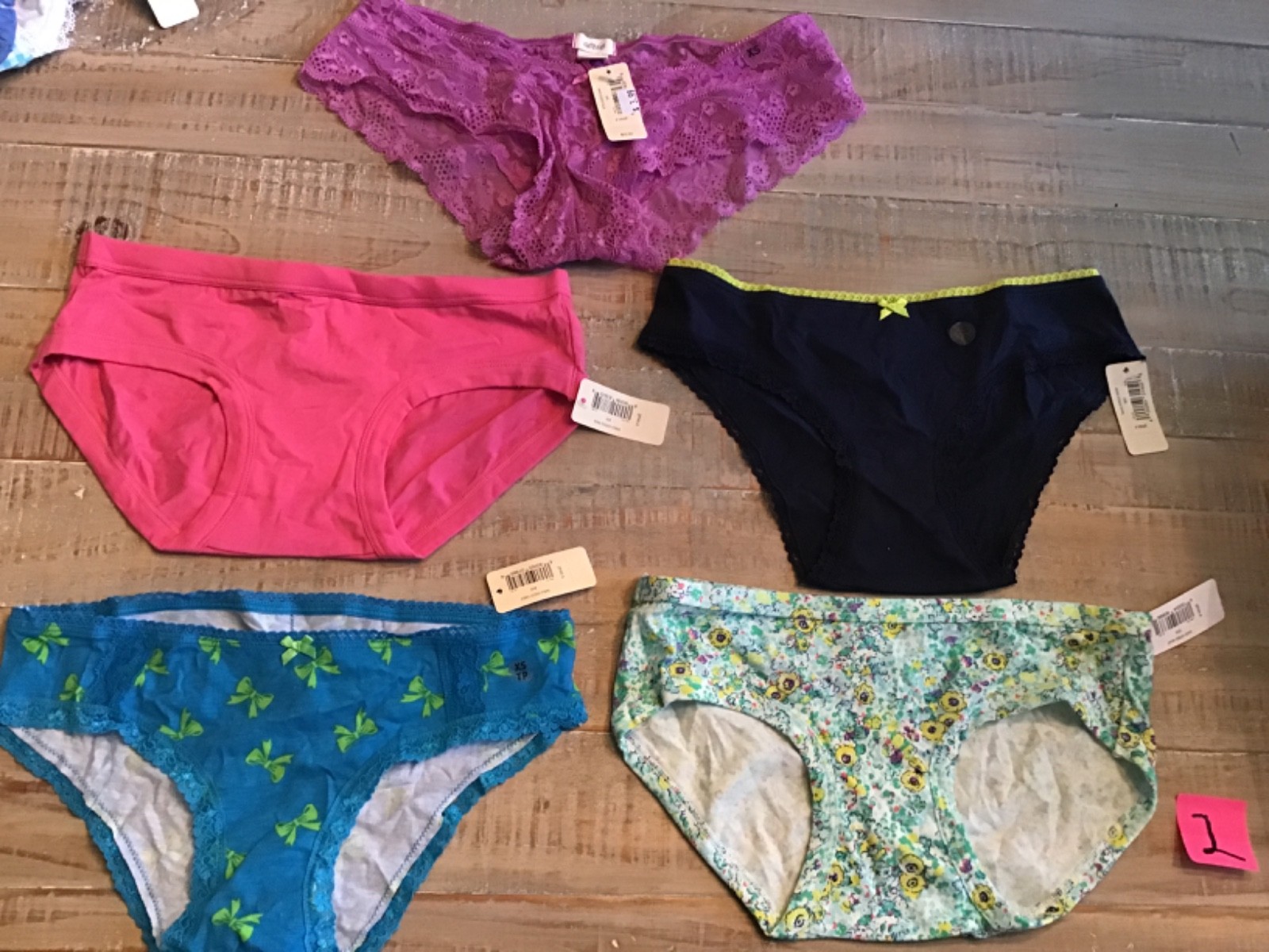 Aerie Bikini Underwear – Size X-SMALL XS- Lot of 5 – New with Tags boy brief
