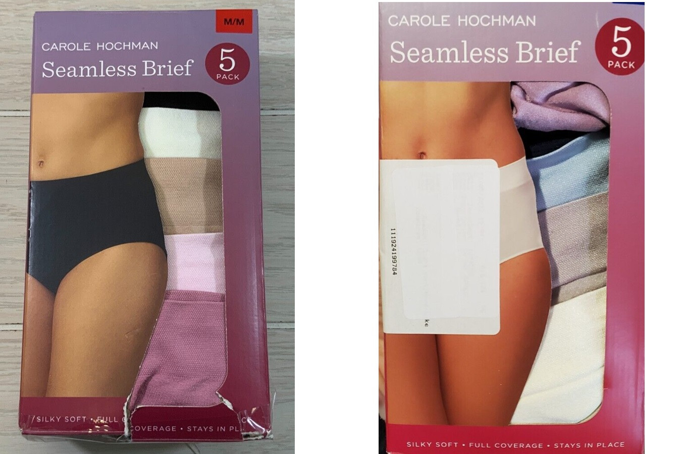 Carole Hochman Midnight Ladies Seamless Brief 4 or 5 Pack