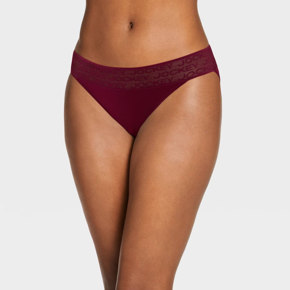 Jockey Generation Womens Size Medium Soft Touch Logo String Bikini Underwear 479