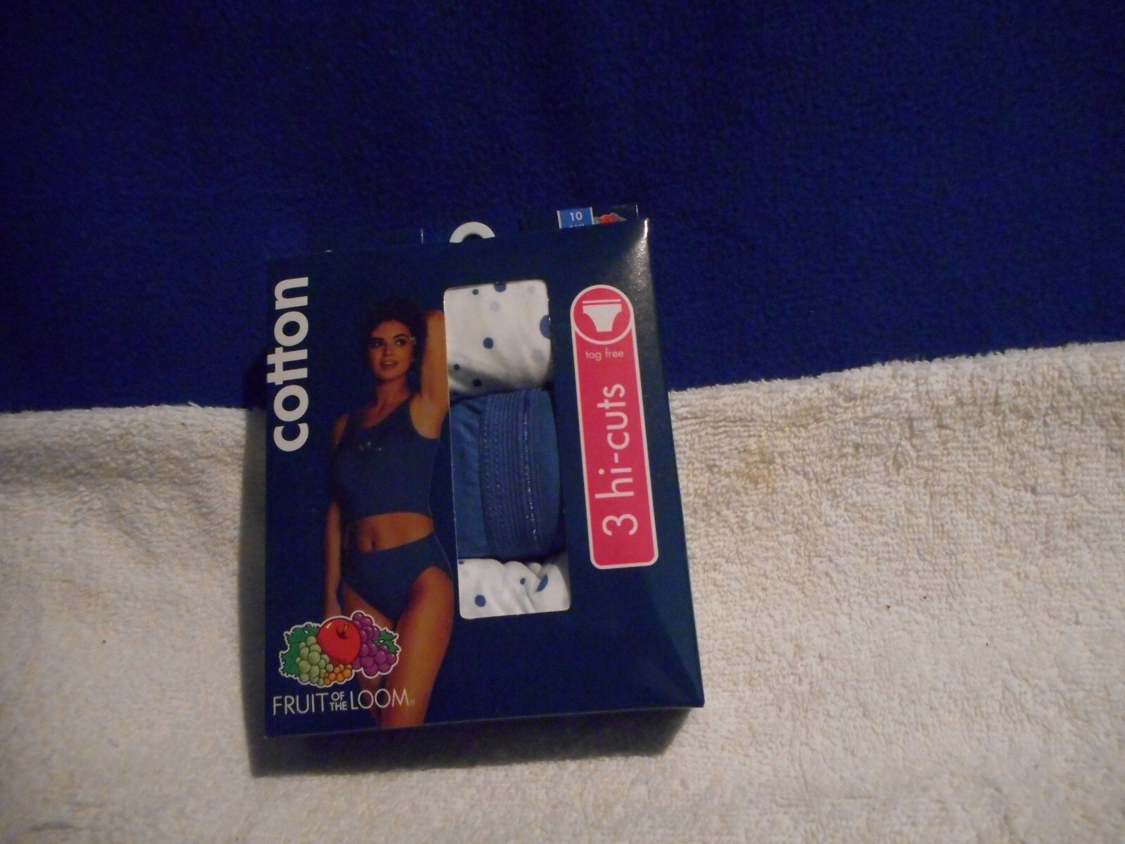 Fruit Of The Loom 3 Hi Cut Multi color Sizes 9/2xl & 10/3xl
