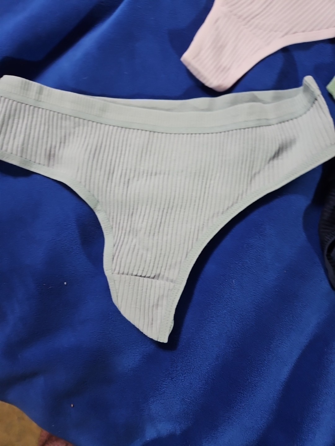 9 Pack Amelie France Thong Panties, NWT.