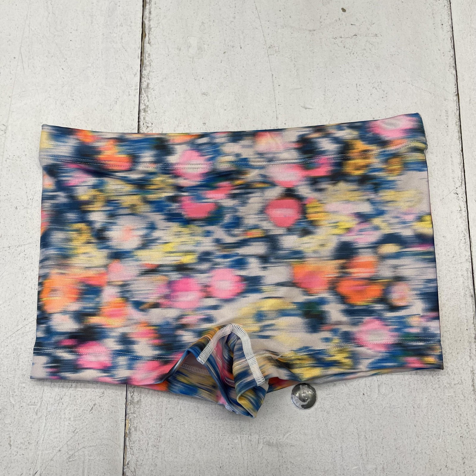 LyreBird Boyshort Panties Womens XXS/XS Multicolor Floral Microfiber Tagless