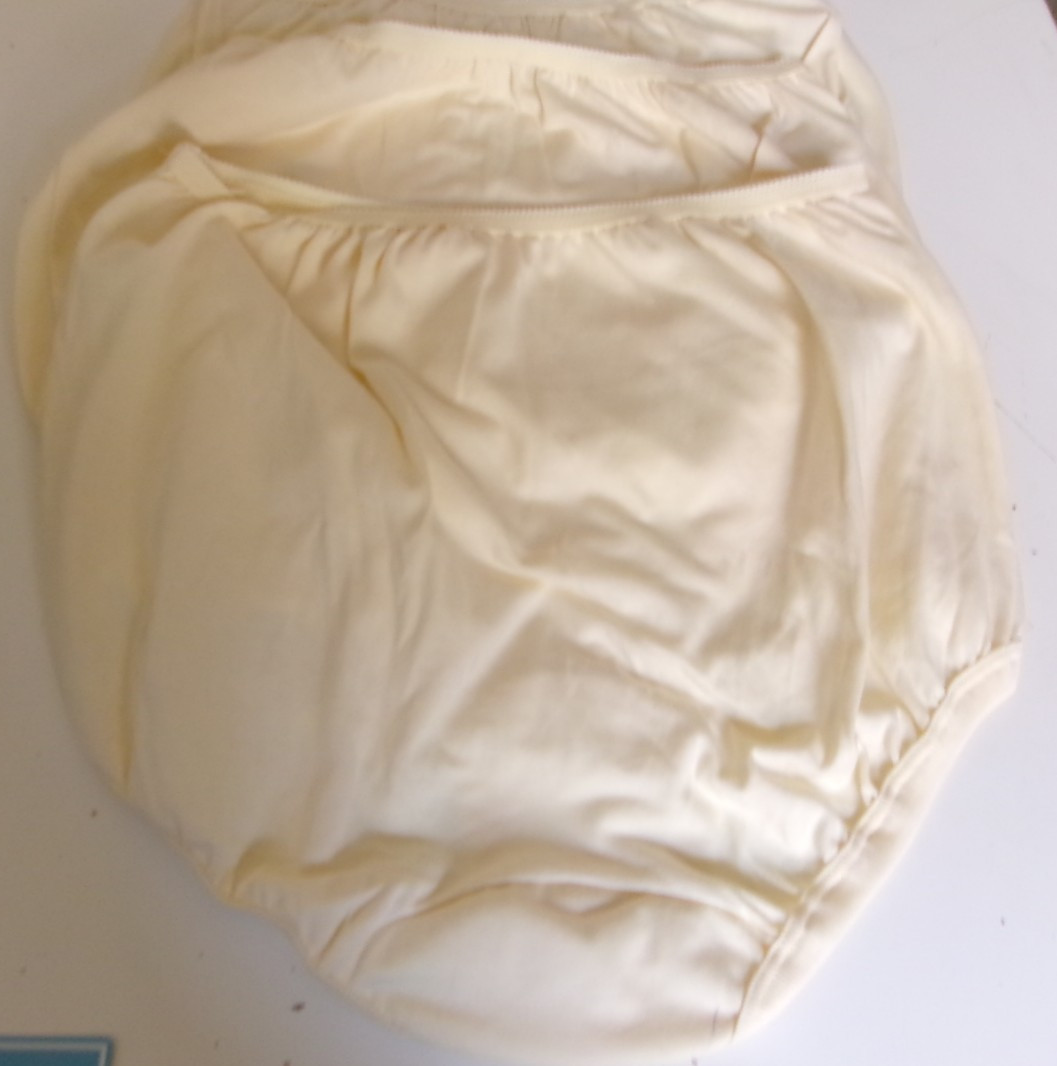 3 Dixie Belle by Velrose 100% Cotton Briefs Beige Size 9 Style 410