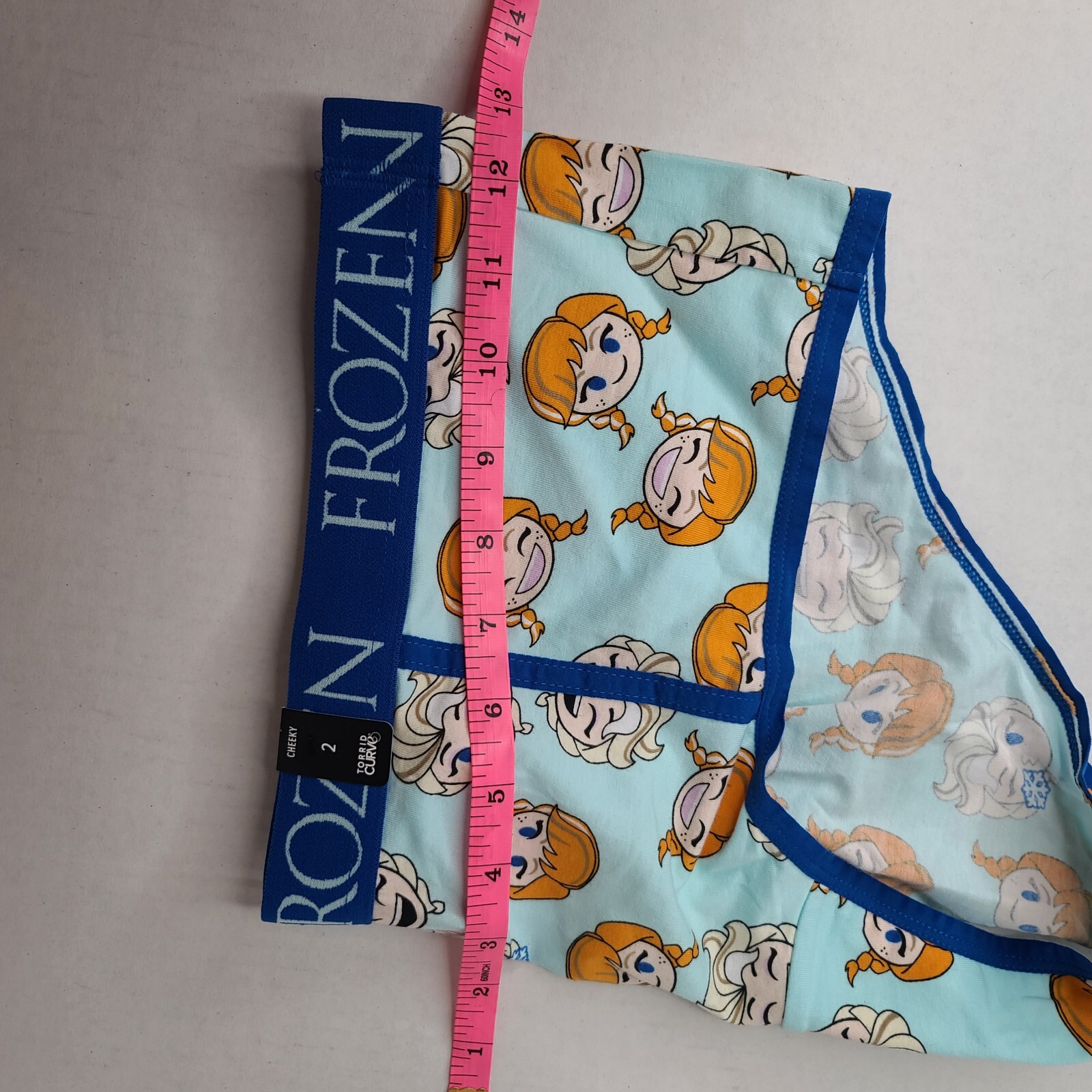 2X 18W 20W Torrid Blue Frozen Cheeky Panty Disney Princess Elsa Anna Cotton Plus