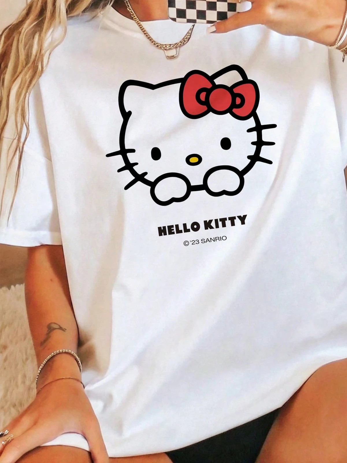 Hello Kitty Ladies T Shirt For Relaxed Nights And Cosy Days Cheap24