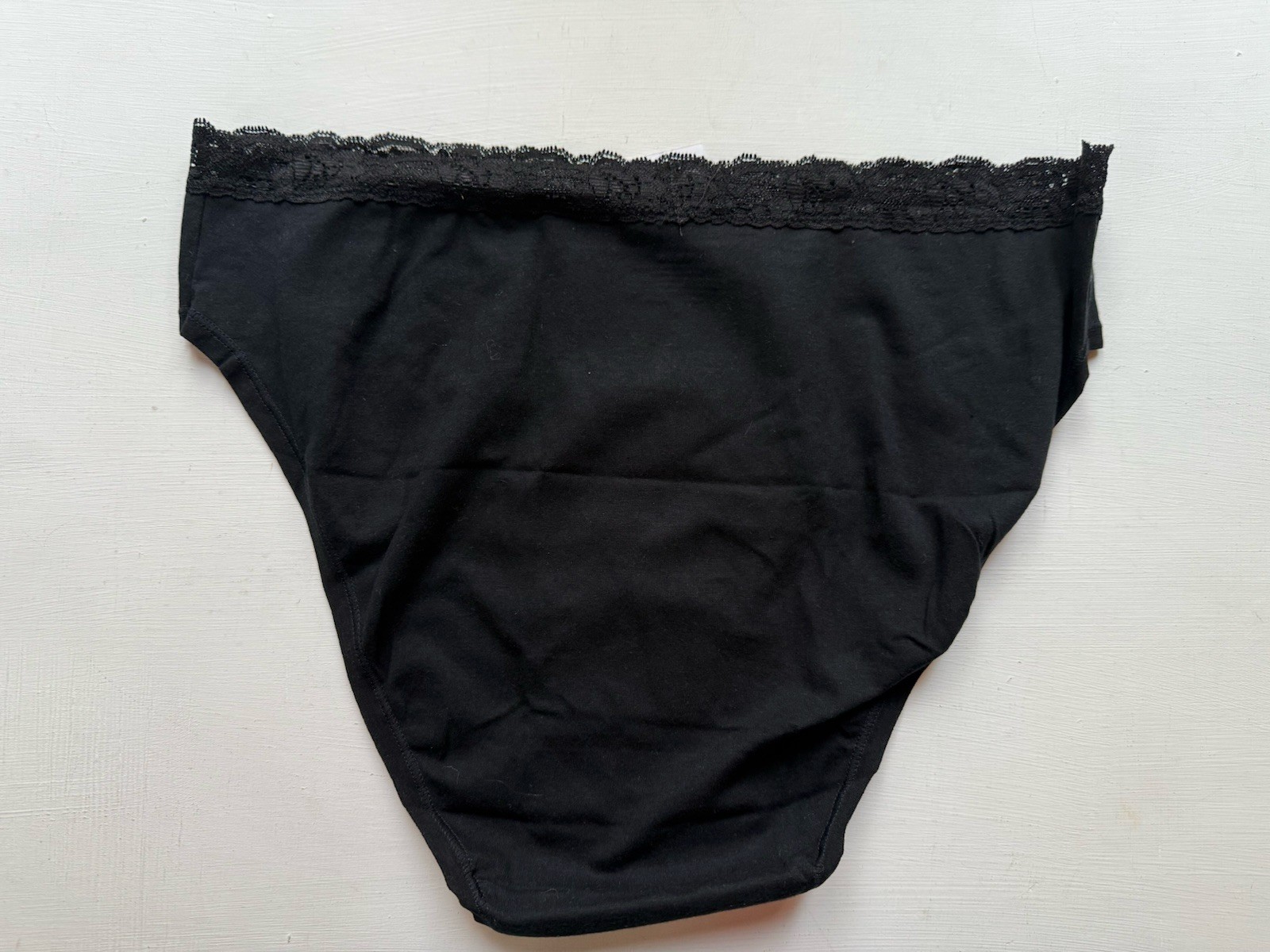 COTN COLLECTION Women’s Underwear Panties LACE TRIM HI-CUT Pima Cotton