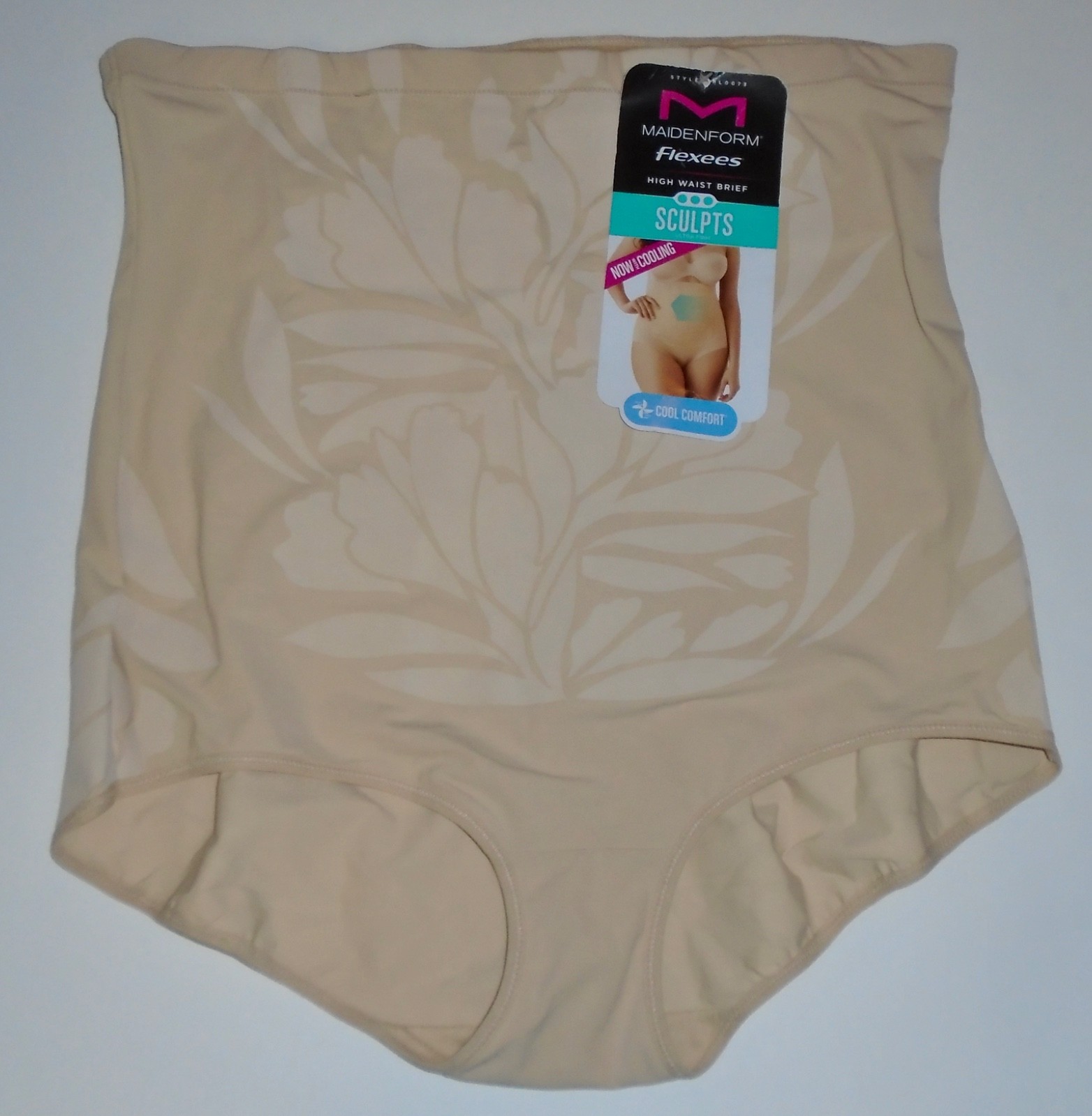 NWT WOMEN’S MAIDENFORM FLEXEES SCULPTS, HIGH WAIST BRIEF, ULTRA FIRM Size: 3XL